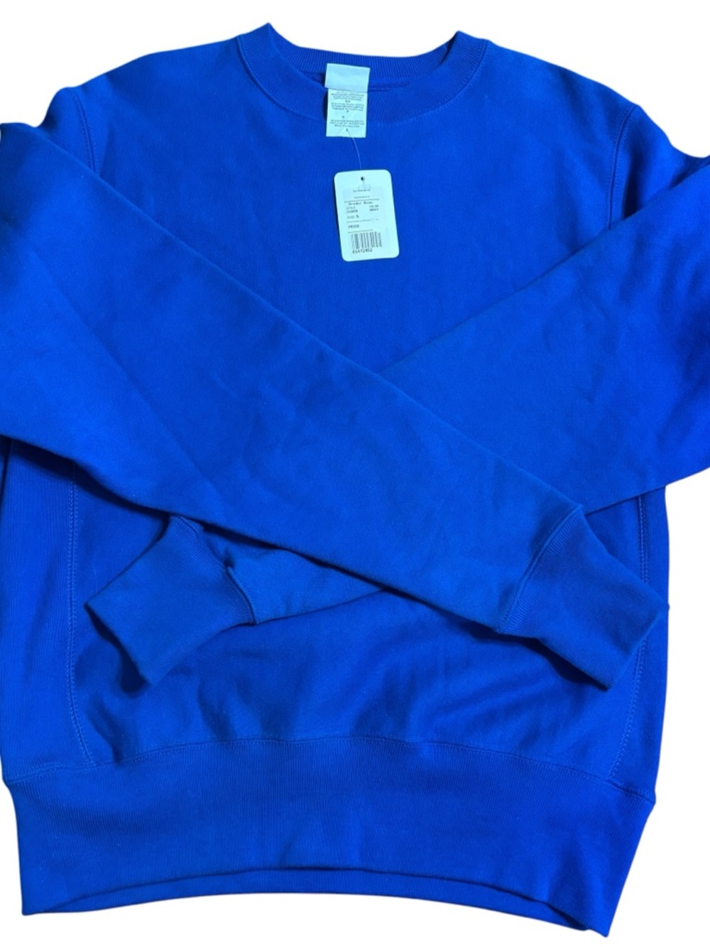 Champion Reverse Weave Crewneck Sweatshirt Blue NWT Small Classic Heavyweight